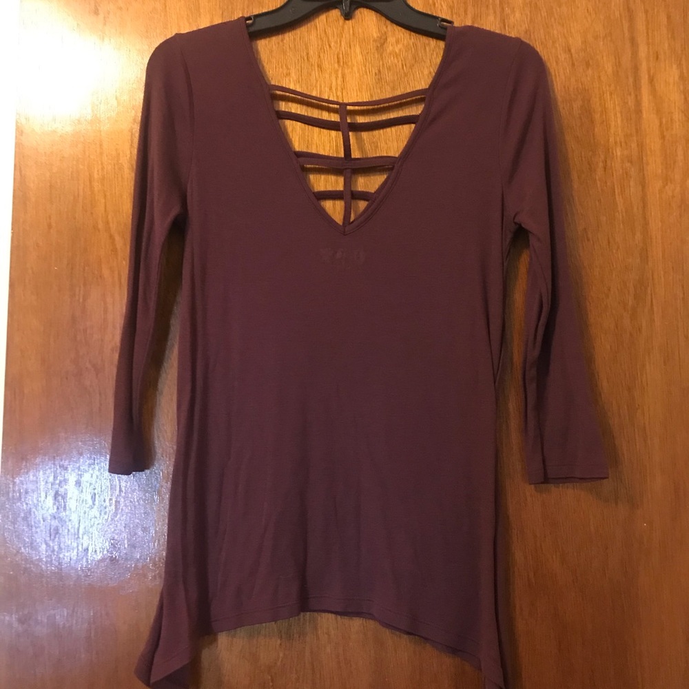 Burgundy Mudd Shirt